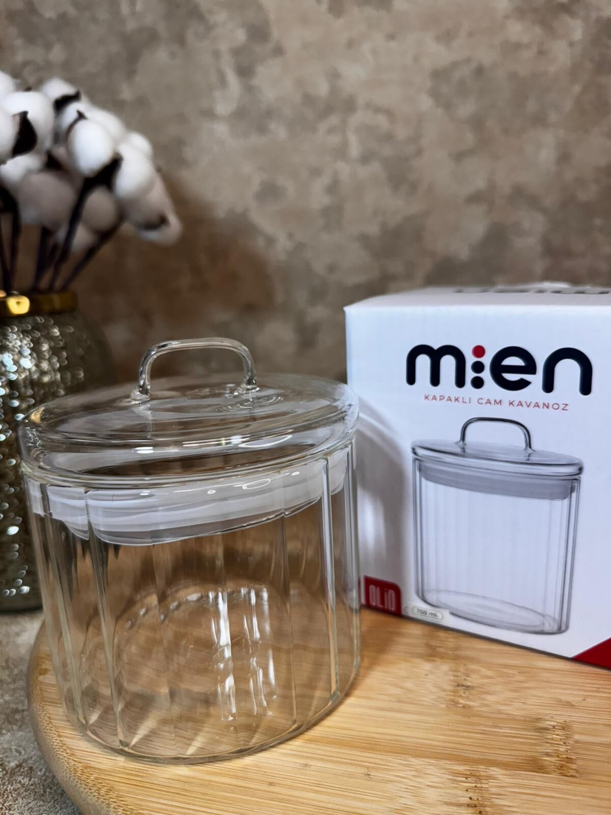 VAKUMLU CAM SAKLAMA KABI 700 ML