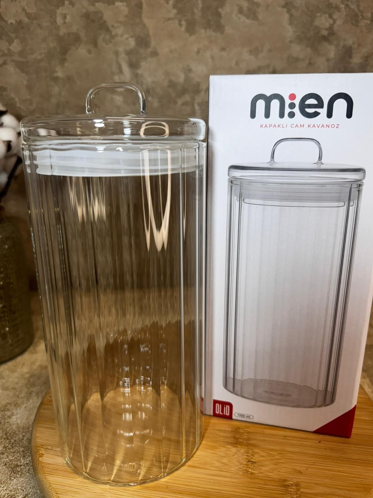 VAKUMLU CAM SAKLAMA KABI 1700 ML