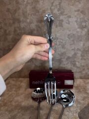 NEHİR PASLANMAZ ÇELİK 5 PARÇA SERVİS SETİ