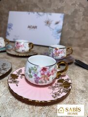 6 KİŞİLİK PORSLEN FİNCAN SETİ