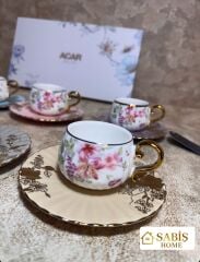 6 KİŞİLİK PORSLEN FİNCAN SETİ