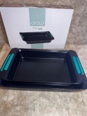 3'LÜ SLİKON SAPLI FIRIN TEPSİ SETİ