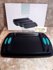 3'LÜ SLİKON SAPLI FIRIN TEPSİ SETİ