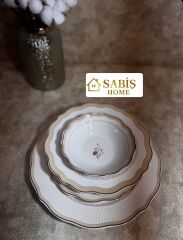 6 KİŞİLİK 19 PARÇA PORSELEN ÇAY/KAHVALTI SETİ