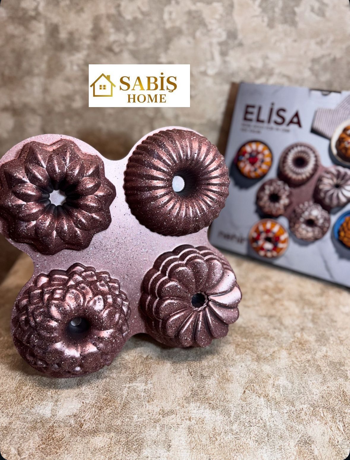 NEHİR 4'LÜ DÖKÜM KEK KALIBI