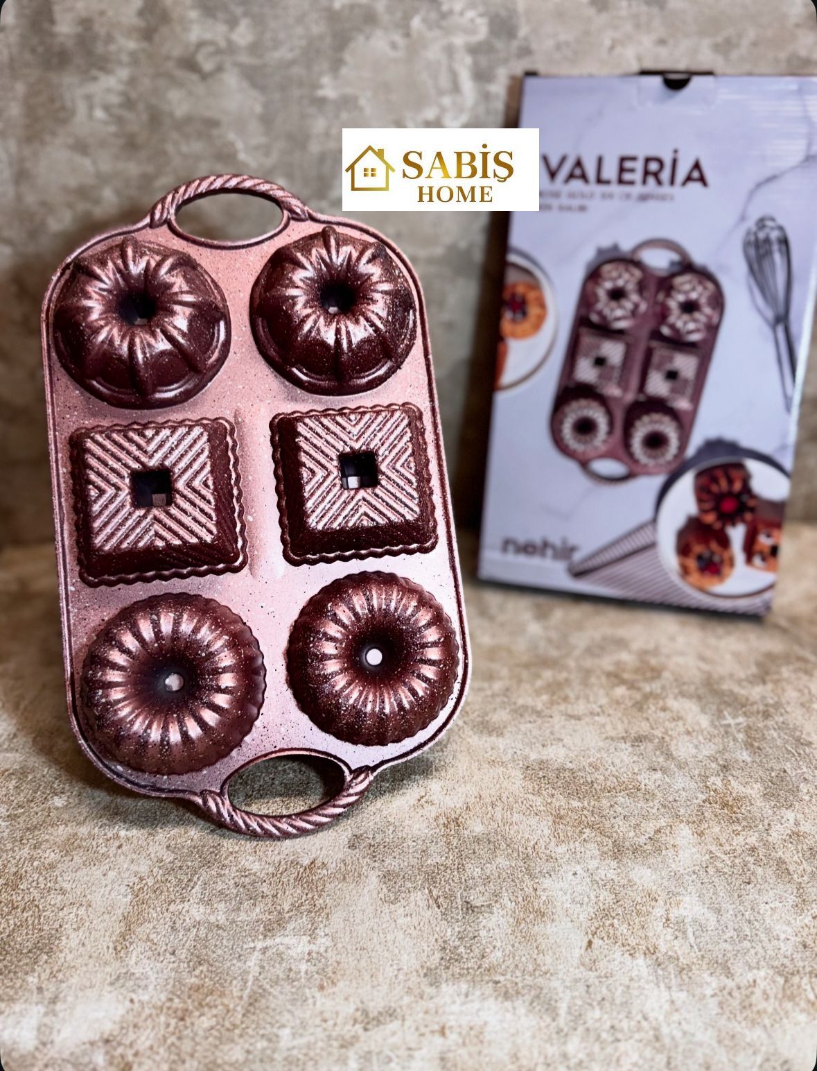 NEHİR 6'LI DÖKÜM KEK KALIBI