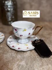 Acar  İkili Porselen Kahve Fincan Seti