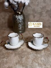 Arow İkili Porselen Kahve Fincan Seti