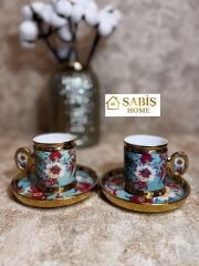 Acar 2'li Porselen Kahve Fincan Setleri