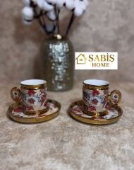 Acar 2'li Porselen Kahve Fincan Seti