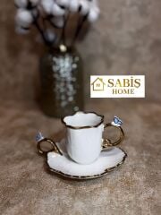 Acar 2'li Porselen Kahve Fincan Seti