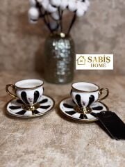 Acar 2'li Porselen Kahve Fincan Seti