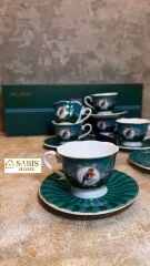 6'LI Porselen Kahve Fincan Takımı