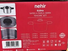 Paslanmaz Çelik 5 parça Tencere Seti