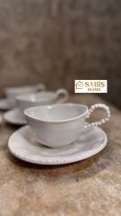 6 Kişilik Porselen Kahve Fincan Seti