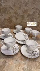 6 Kişilik Porselen Fincan Seti