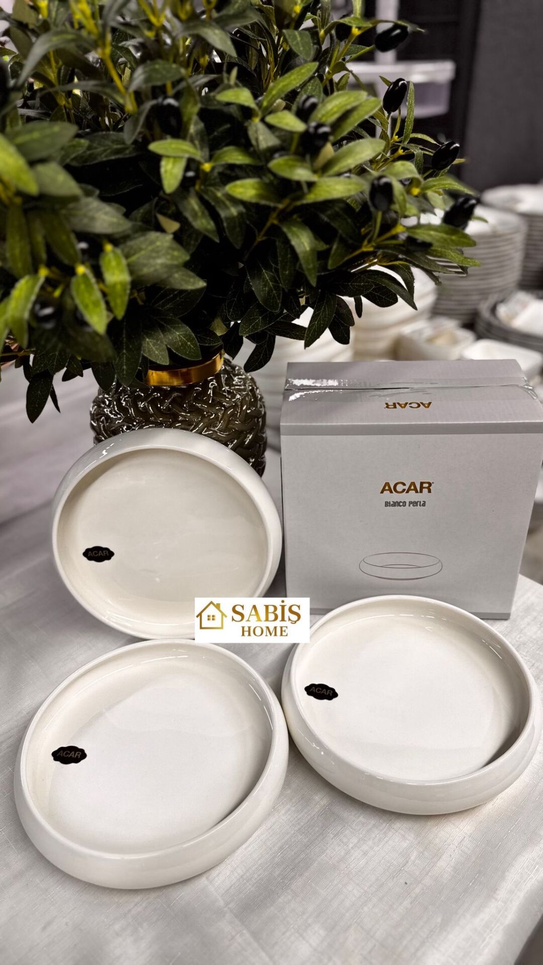 3'LÜ PORSELEN SERVİS TABAK