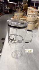1200 ML PİPETLİ CAM KUPA