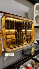 PREMİUM GOLD METAL TEPSİ