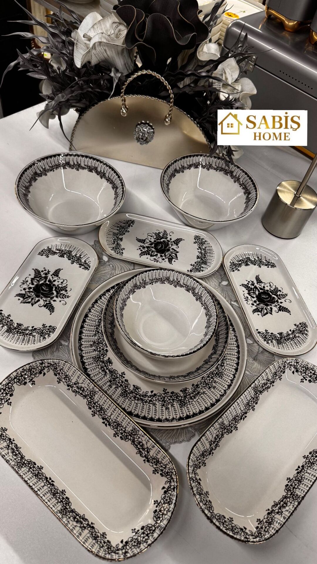 6 KİŞİLİK 25  PARÇA SERAMİK YEMEK SETİ