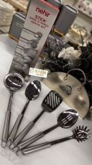 5 PARÇA  PASLANMAZ ÇELİK SERVİS TAKIMI