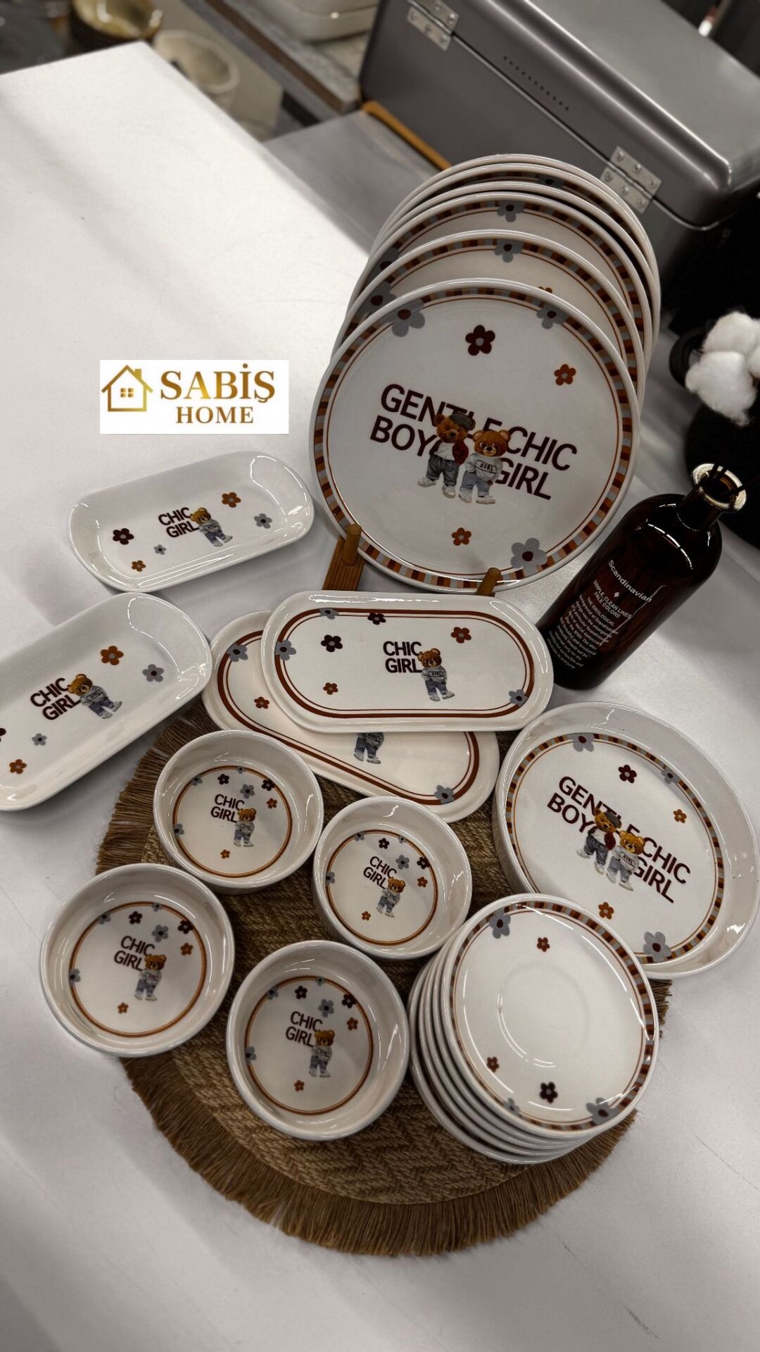 21 PARÇA SERAMİK KAHVALTI TAKIMI