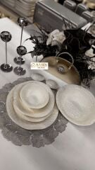 6 KİŞİLİK 27 PARÇA PORSELEN YEMEK TAKIMI