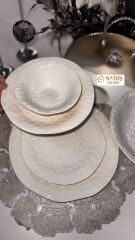 6 KİŞİLİK 27 PARÇA PORSELEN YEMEK TAKIMI