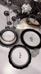 6 KİŞİLİK 24 PARÇA PORSELEN YEMEK TAKIMI