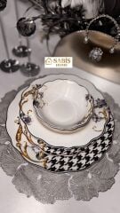 6 KİŞİLİK 24 PARÇA PORSELEN YEMEK TAKIMI