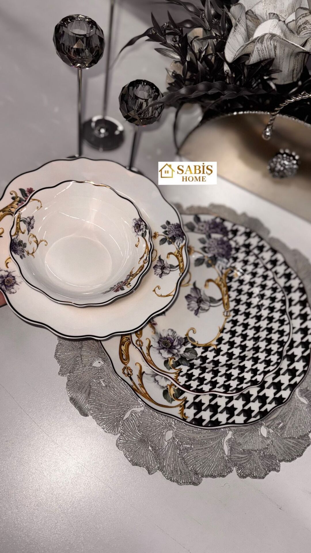 6 KİŞİLİK 24 PARÇA PORSELEN YEMEK TAKIMI