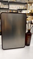 ABANOZ AĞACI ÇİFT TARAFLI ÇELİK/AHŞAP KESME TAHTASI