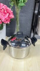 SÜZGEÇLİ ÇELİK SEBZE MAKARNA TENCERESİ(20 CM)